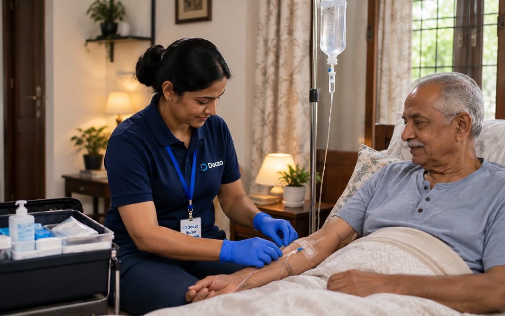 IV administration at home in Chennai