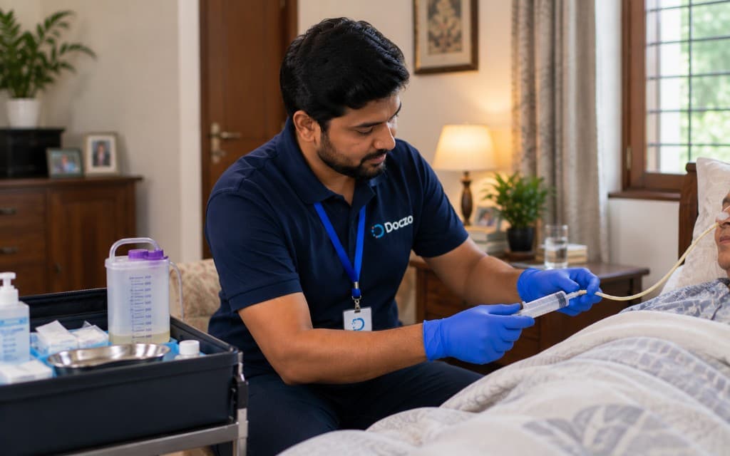 Ryles tube care at home in Chennai